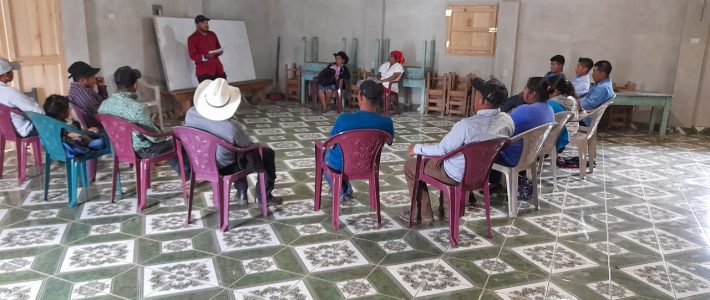 Líderes y lideresas de las comunidades Lencas de Plan de Barrios y el Zapotillo realizan primera jornada de capacitación en liderazgo comunitario
