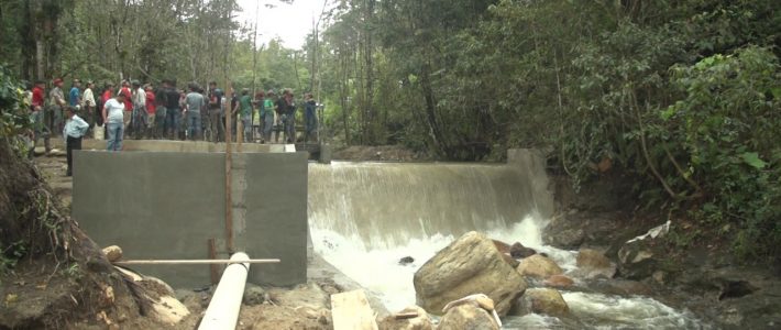 Líderes de las comunidades de Plan de Barrios y el Zapotillo restauran Cuenca del Rio Agua Zarca